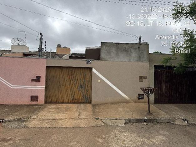 Casa com 90,98m² em Residencial Ildefonso Limirio, GO