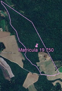 Terreno rural com 49,63 hectares em Paula Freitas/PR