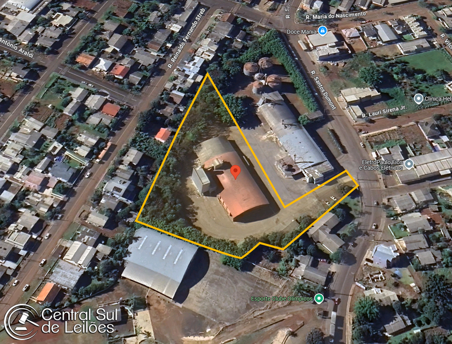 Terreno com barracão e área edificada de 2.155m², ótimo para empresa