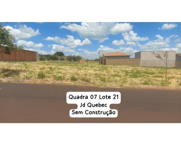 Terreno em Brodowski - Lote 21 com 285 m² e desocupado