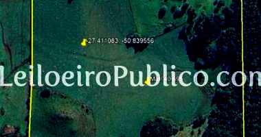 Terreno Rural com 8,0214 ha em Brunópolis (SC)