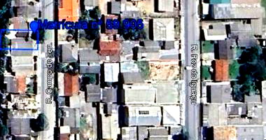 Terreno com residência em alvenaria em Colombo/PR