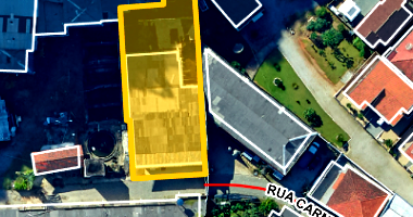 Terreno com área construída em Brusque/SC