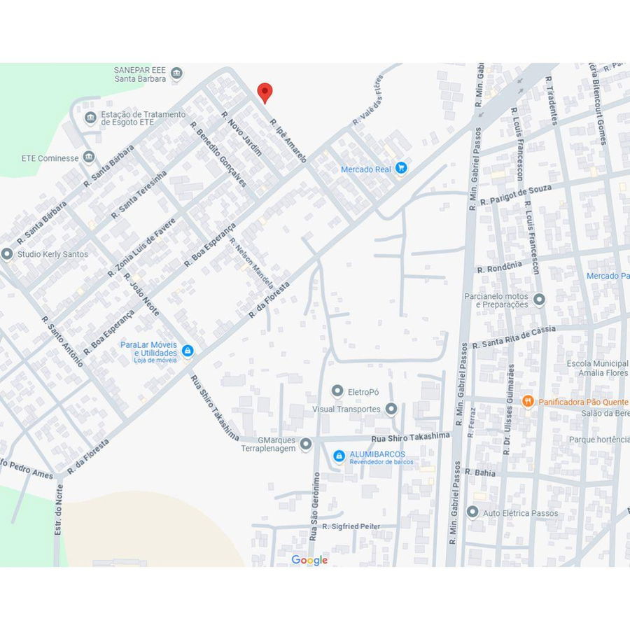 Terreno Urbano Desocupado em Guaíra - 2.488,89 m²