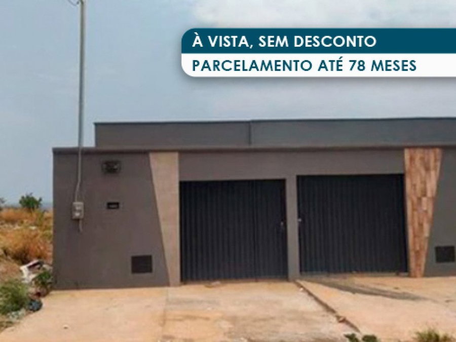 Casa 82 m² em Planaltina - GO com 3 quartos e 1 banheiro