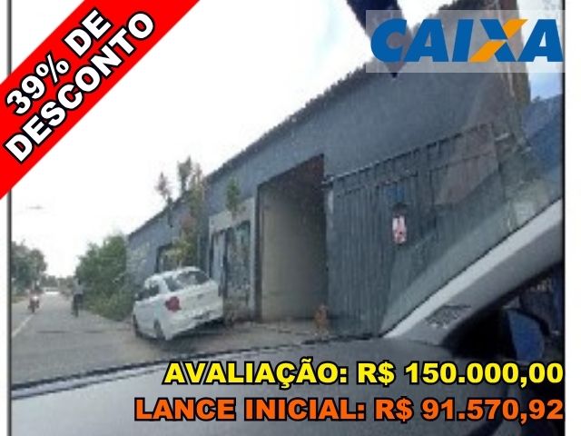 Terreno de 300 m² com lance inicial de R$ 91.570,92