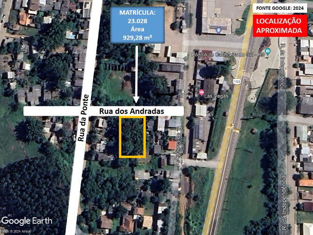 Três terrenos com aprox. 929,28m², ideal para investimento