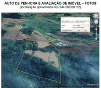 Fração rural de 24.400 m² com casa de 180 m²