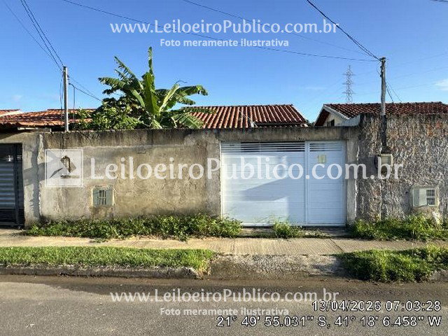 Casa 45,46m² em Campos dos Goytacazes (RJ) - 2 quartos e 1 vaga