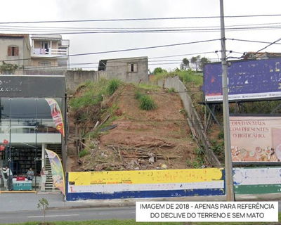 Terreno Urbano Desocupado em Santo André - 322m²