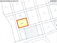 Terreno amplo de 2.215,60m² com potencial para loteamento, terreno inclinado