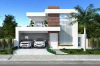 Casa residencial de alvenaria com 210m² de terreno