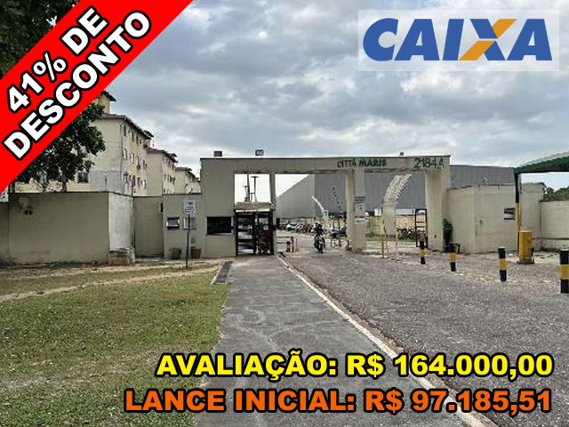 Apartamento 3 quartos, 1 banheiro, 1 vaga, 55m² privativos