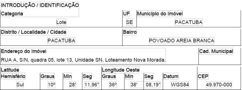 Terreno de 210,14 m² em loteamento com infraestrutura deficiente