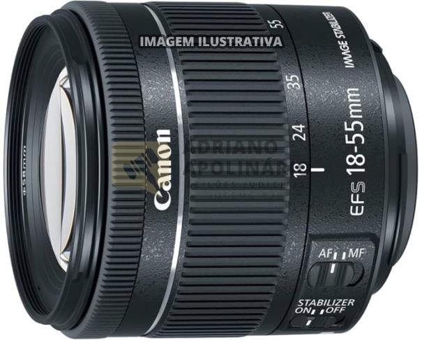 Lente Canon 18.55 - Oportunidade de Leilão