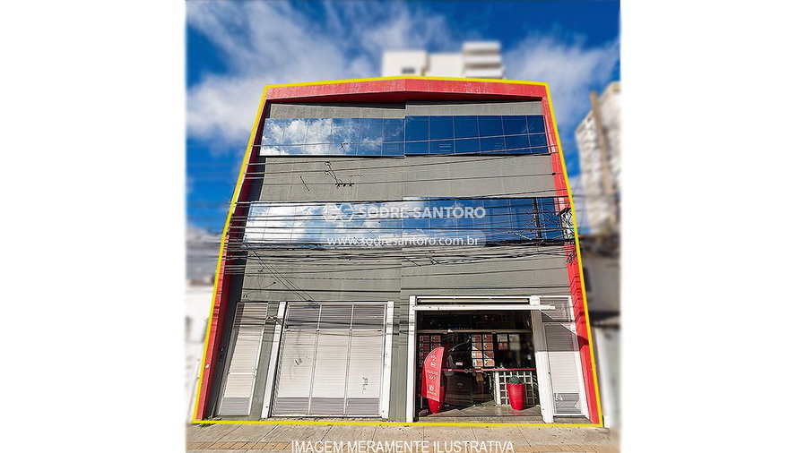 Prédio comercial com 474m² construídos, em Santana