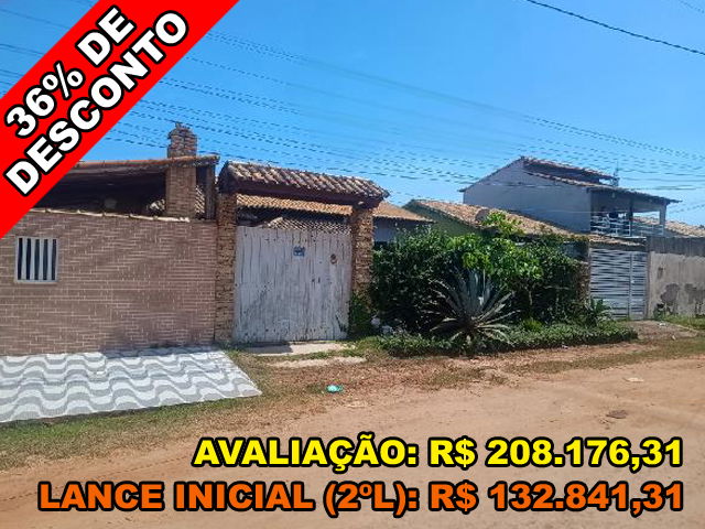 Casa 2 quartos 2 banheiros 58.62m² área construída