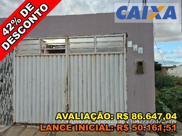 Casa com 2 quartos em Brejo da Madre de Deus/PE