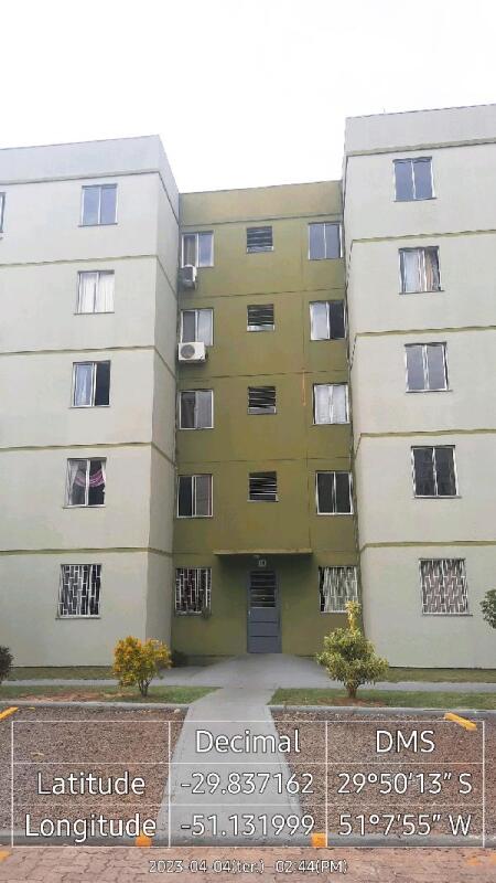 Apartamento 38,81m², 2 quartos, WC, sala, cozinha