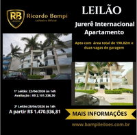 Apartamento com 3 quartos, 2 banheiros e 152,83m² em Jurerê