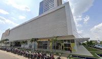 Sala comercial com 33,10m², 1 banheiro e vaga de garagem