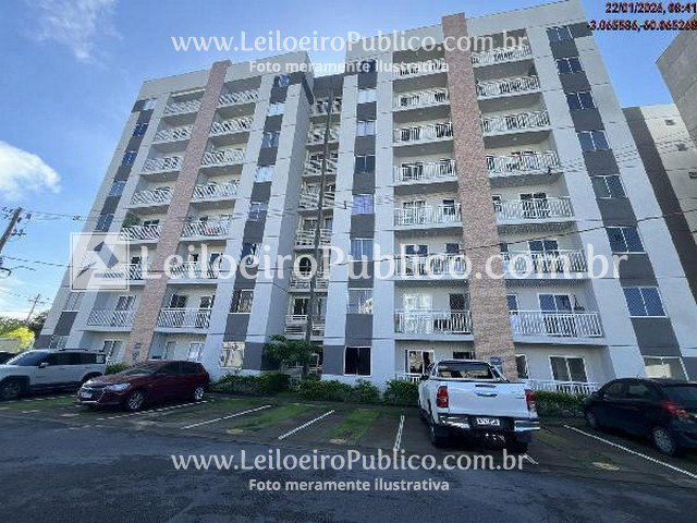 Apartamento 89m² com 2 Quartos e Varanda em Manaus