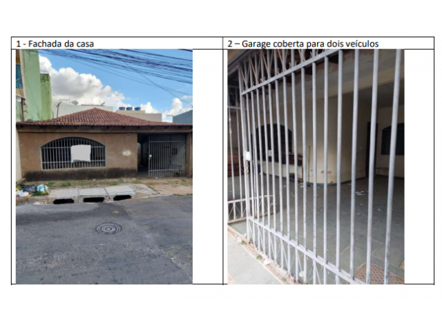 Casa 3 quartos, 122,5m² construída em terreno de 144,5m², desocupada