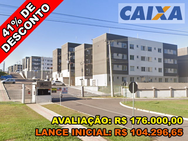 Apartamento com 2 quartos e 45,82 m² de área total