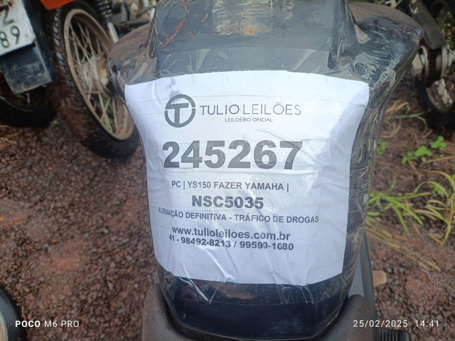 Yamaha Fazer ED 2013 - Placa NSC5035 - Regular e Ativo