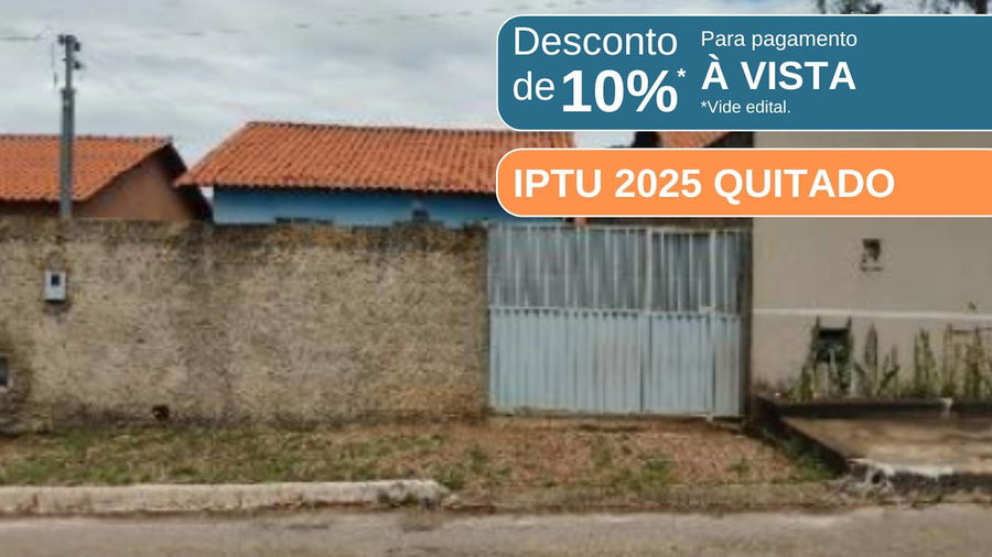 Casa com 47,50 m² construídos em Cocalzinho de Goiás