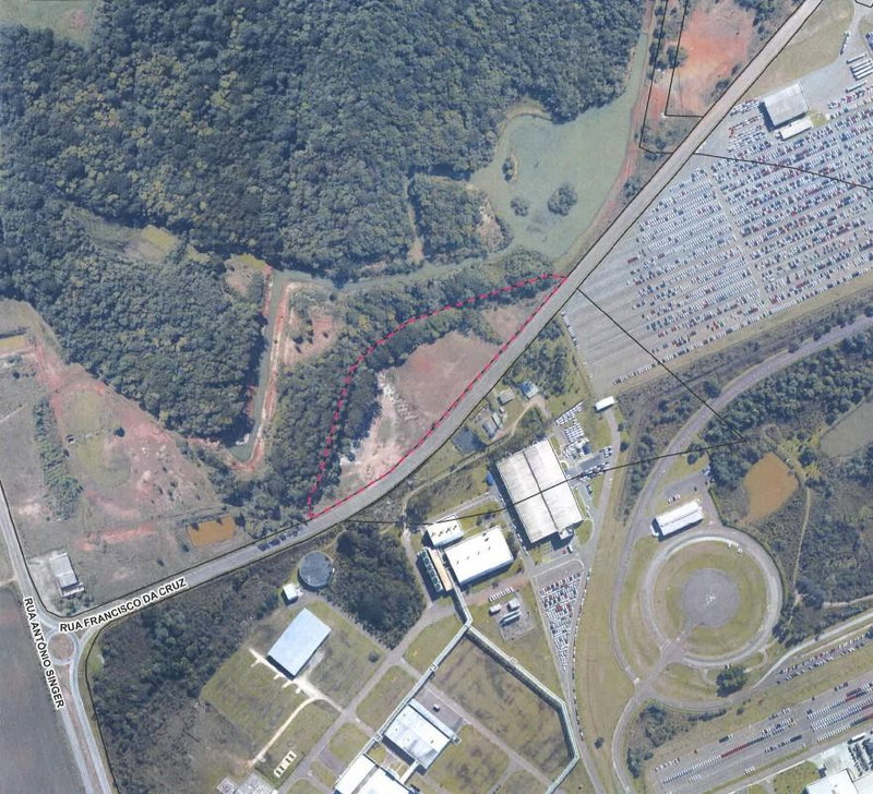 Terreno urbano de 22.913,35m² em São José dos Pinhais