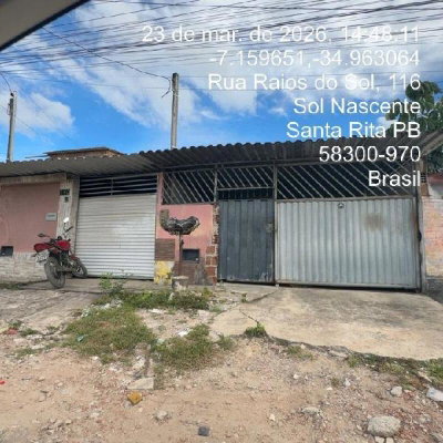 Casa com 2 Quartos e 2 Banheiros em Santa Rita/PB