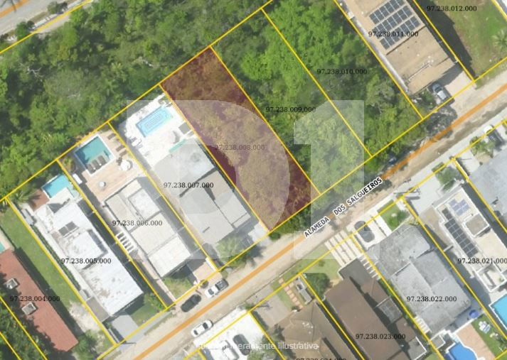 Terreno em Condomínio - 420 m² na Riviera de São Lourenço