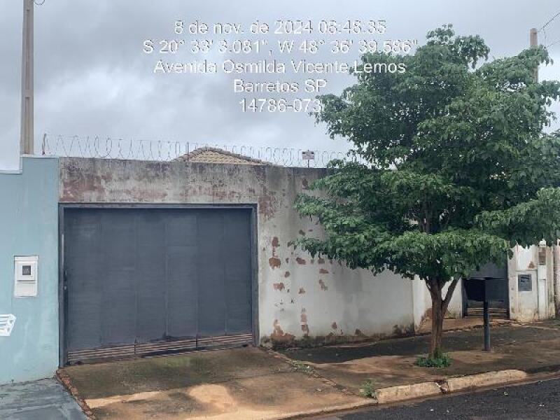 Casa em Barretos com 2 Quartos e 200m² de Terreno