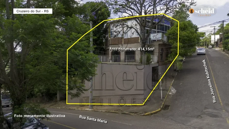 Terreno com Edificação em Cruzeiro do Sul/RS