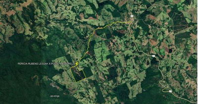 Imóvel Rural com 101,32 ha, sede 80m², barracão e mangueira