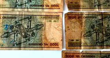 5 Cédulas de 1.000 Cruzeiros - Oportunidade Única!