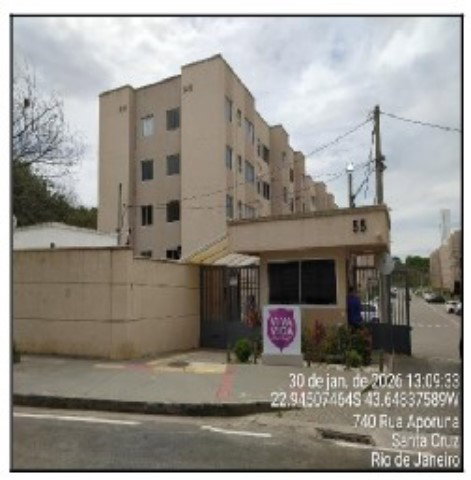 Apartamento com 2 quartos, 41,27m², Santa Cruz, RJ