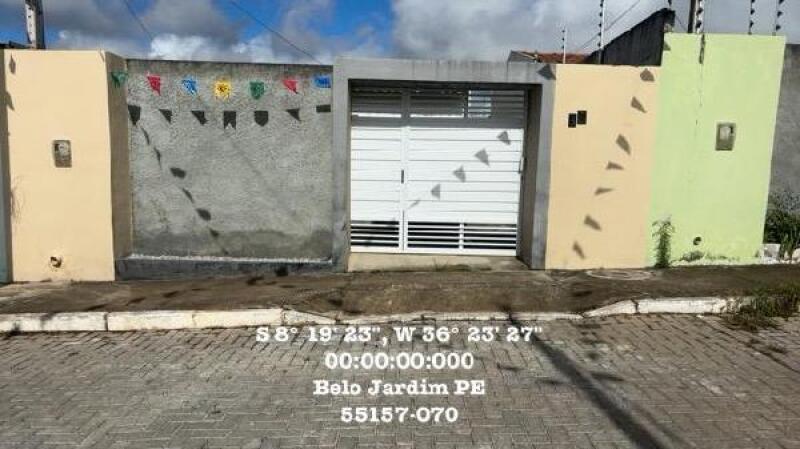 Casa em Belo Jardim/PE com 2 quartos