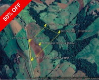 Área rural de 46.000 m² ocupada, sem benfeitorias