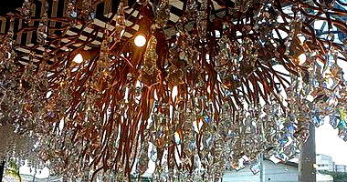 Lustre Tiara Aço Dourado 60x80