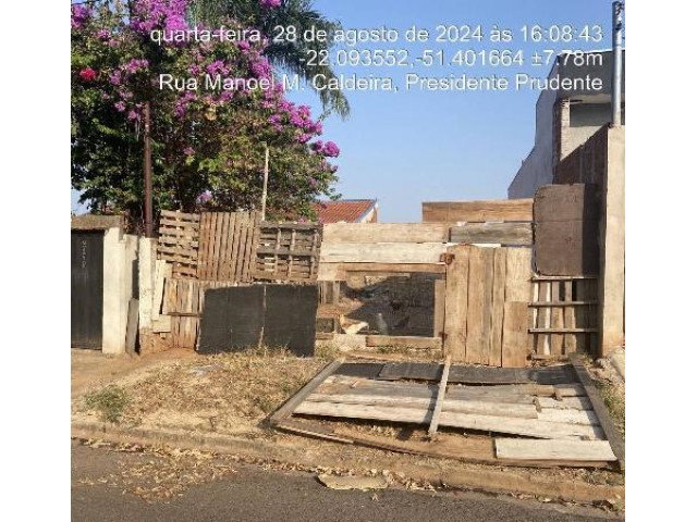 Terreno de 126m² em Presidente Prudente/SP