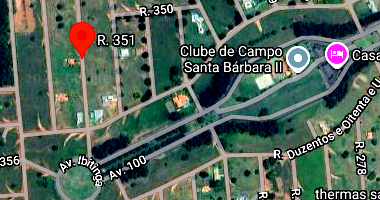 Terreno com 450m² em Thermas de Santa Bárbara