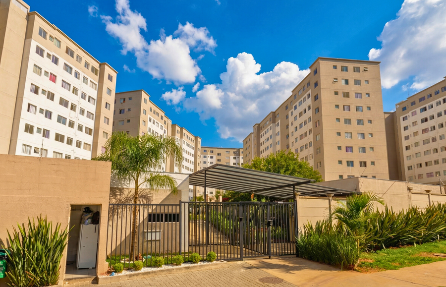 Apartamento de 40,2m² com 1 quarto e 1 banheiro