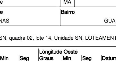 Terreno com 250m² em Colinas/MA