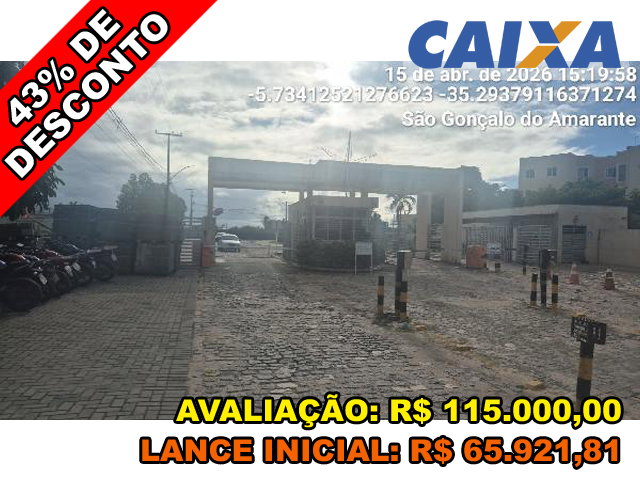 Apartamento 2 Quartos com 49,57m² em Condomínio