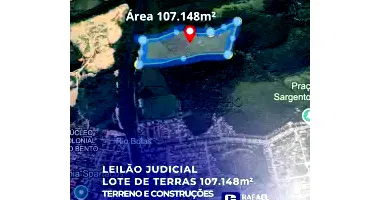 Terreno Amplo em Belford Roxo com Construções - 107.148m²