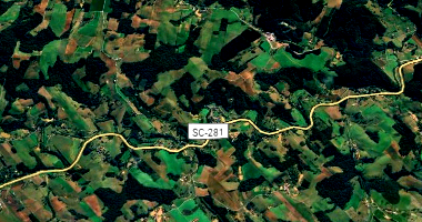 Terreno Rural com 3.750m² em Trombudo Central/SC