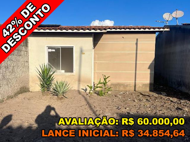 Casa 2 quartos, 1 banheiro, 36,74m² construída, desocupada