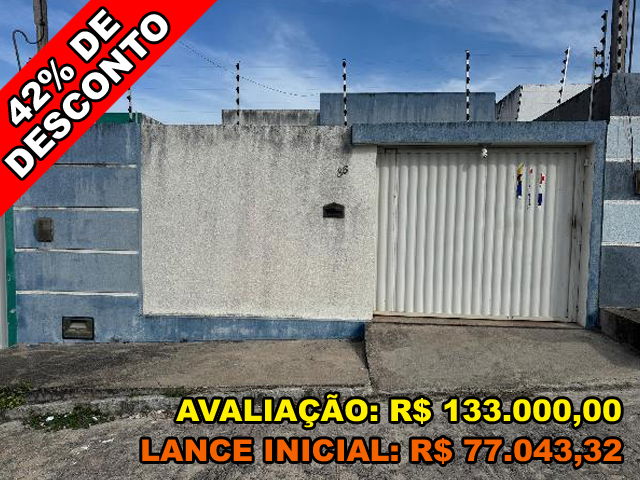 Casa com 3 quartos, 2 banheiros, 82m² construída, 1 vaga